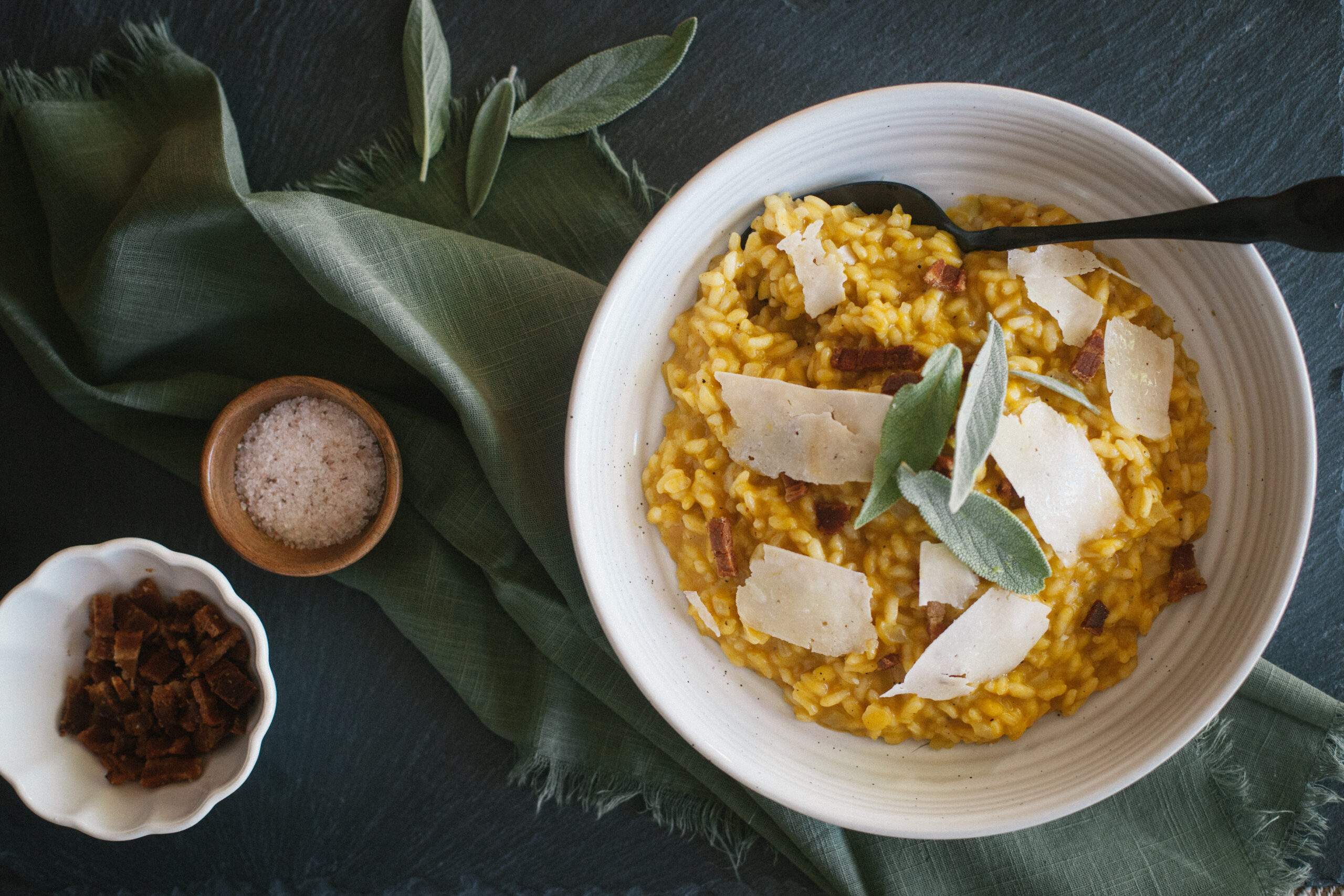 Simple, Creamy Garden Pumpkin Risotto Recipe | Potager Online