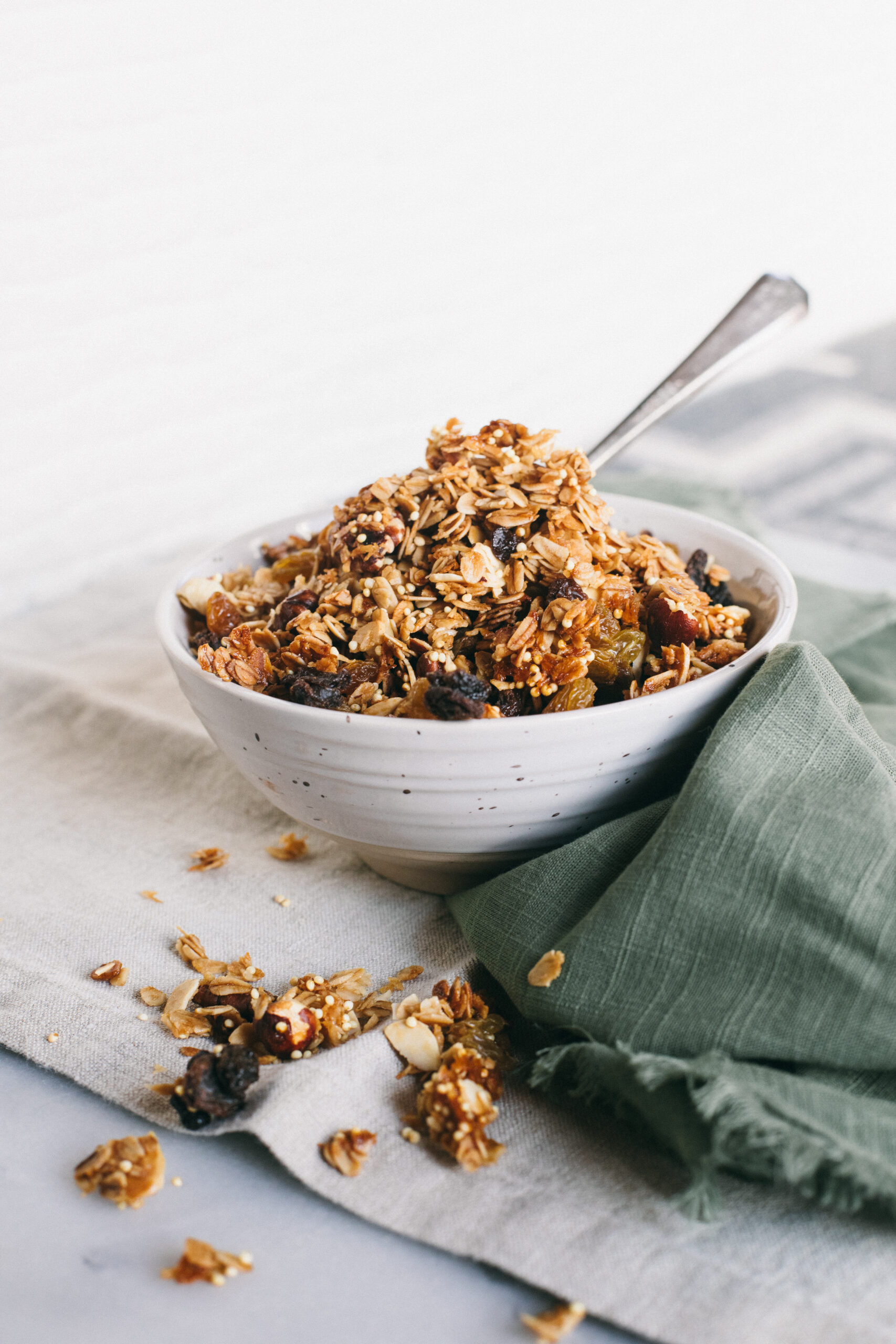 Image of a bowl of homemade granola
