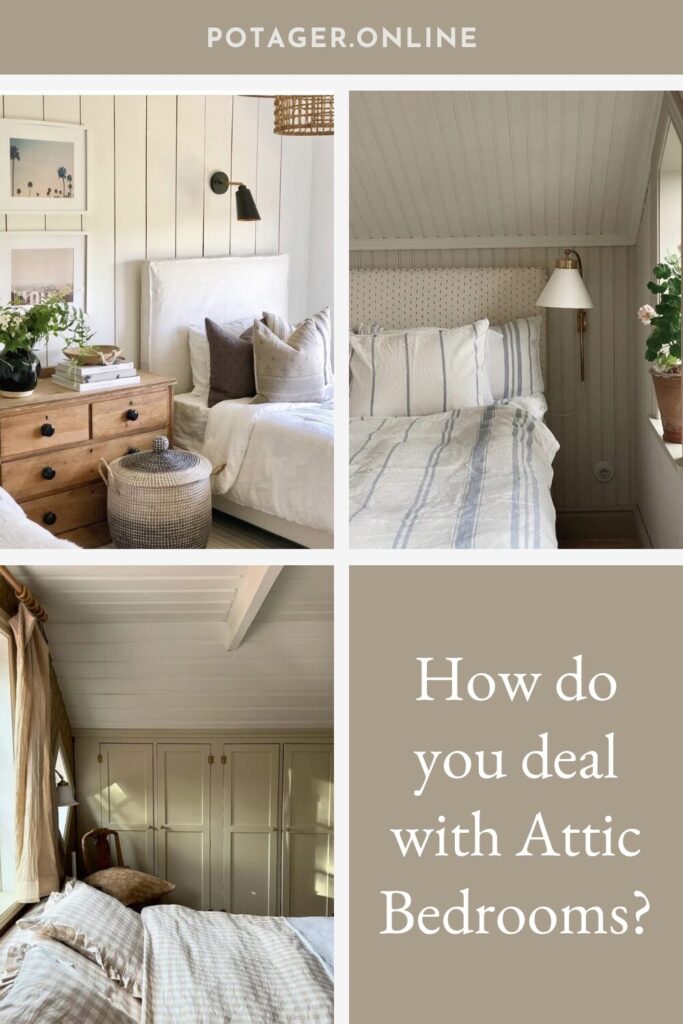 Attic bedrooms can be small, with low ceilings and tricky layouts. All our plans and ideas for tackling our attic bedrooms are over on the blog! Check it out.