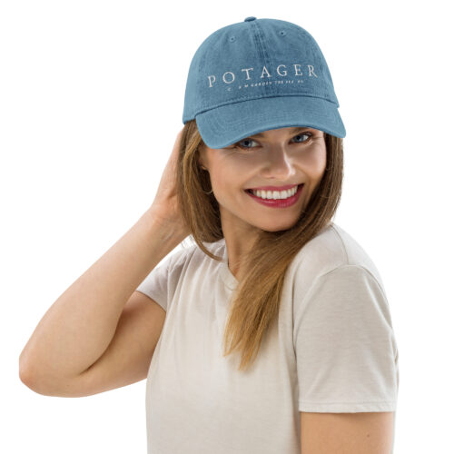 Image of a Potager Online denim hat