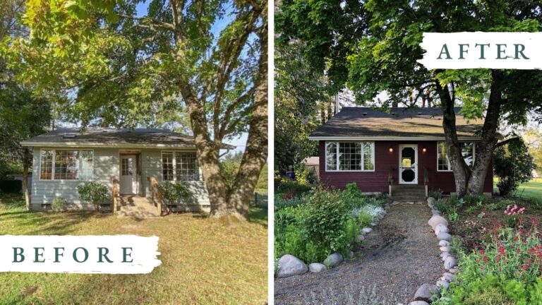 Image of BEFORE & AFTER of a Swedish Cottage in the country